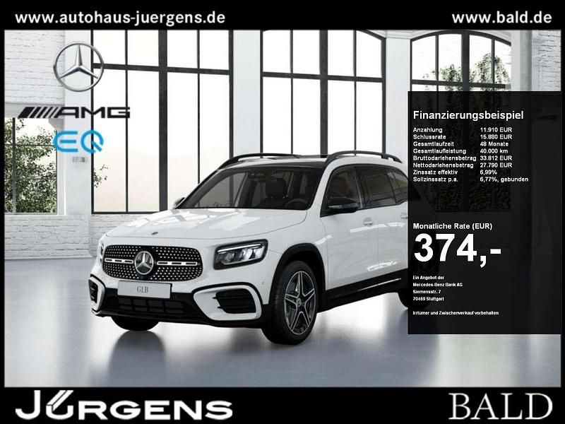 Weiss unilack polarweiß Gebraucht 2024 Mercedes GLB200 AMG SUV | 39.700 € (Guter Preis) - Bild 1/1