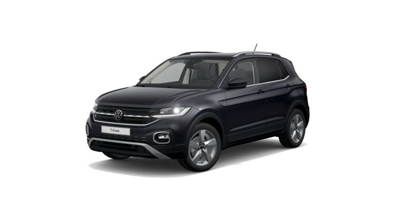 Grau Gebraucht 2022 VW T-Cross Style SUV | 30.590 € (Teuer) - Bild 1/4