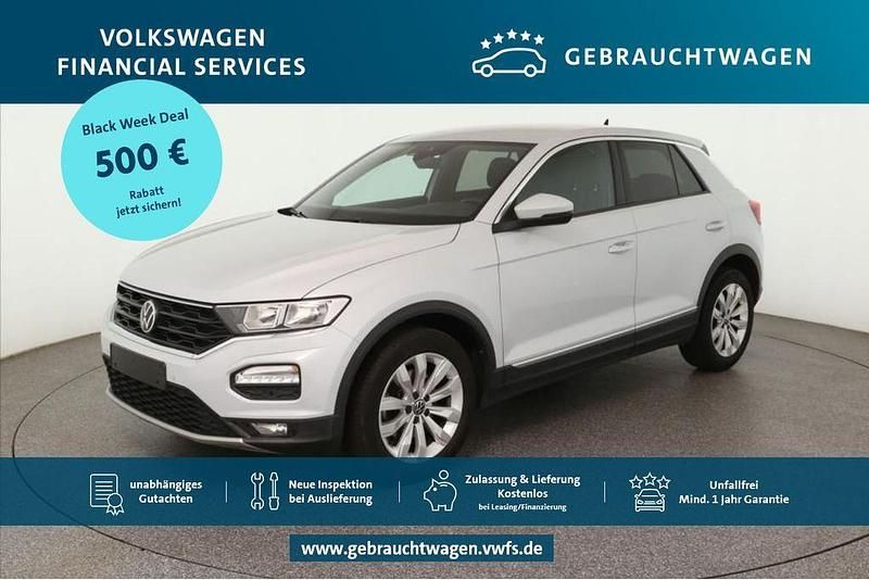 Weiß Gebraucht 2021 VW T-Roc Sportline SUV | 22.139 € (Guter Preis) - Bild 1/4