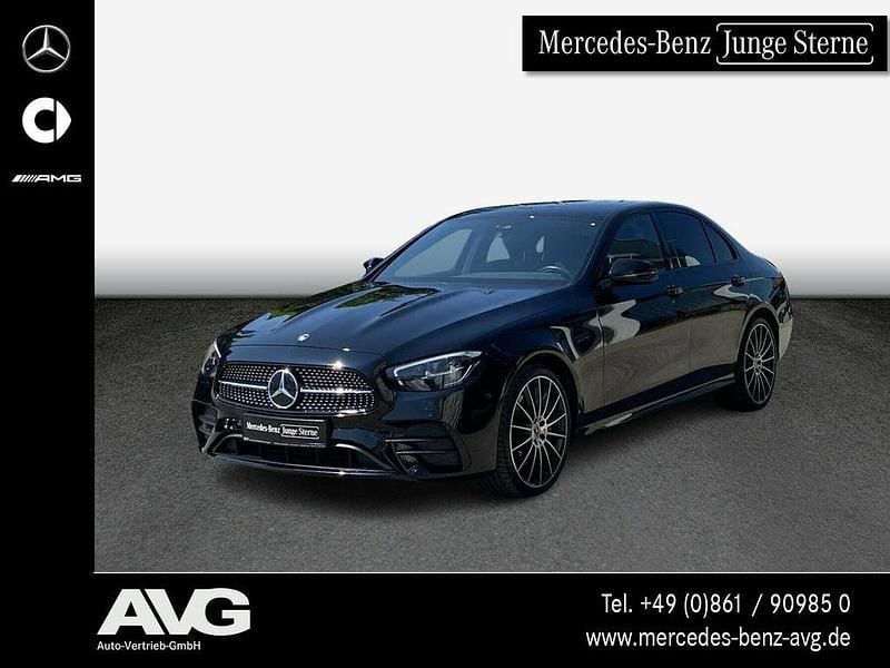 Unilack schwarz Gebraucht 2021 Mercedes E450 AMG Limousine | 52.800 € (Fairer Preis) - Bild 1/4