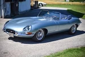 Gebraucht Jaguar E-Type 269 PS (197 kW) 1963 Opalecent blue metallic Cabrio
