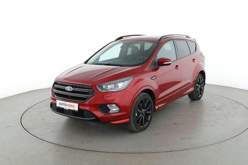 Rot Gebraucht 2018 Ford Kuga ST-Line SUV | 16.420 € (Fairer Preis) - Bild 1/3