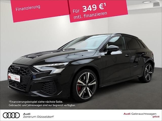 Mythosschwarz metallic Gebraucht 2023 Audi A3 Sportback e-tron S-Line Kleinwagen | 31.890 € (Teuer) - Bild 1/3