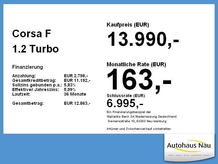 Gebraucht Opel Corsa Edition 101 PS (74 kW) 2023 Chili rot/kardio rot Kleinwagen