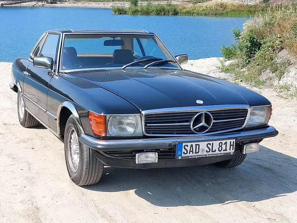 Gebraucht Mercedes SL450 160 PS (117 kW) 1980 Schwarz Cabrio