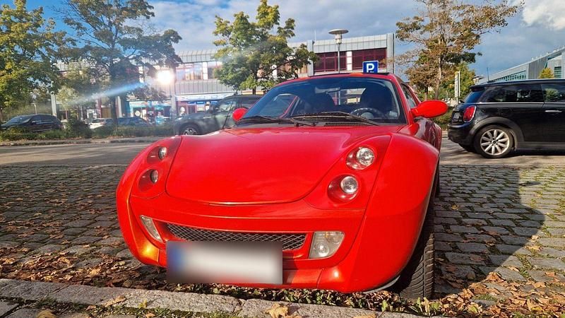 Usata Smart Roadster 82 CV (60 kW) 2003 Arancione Cabrio