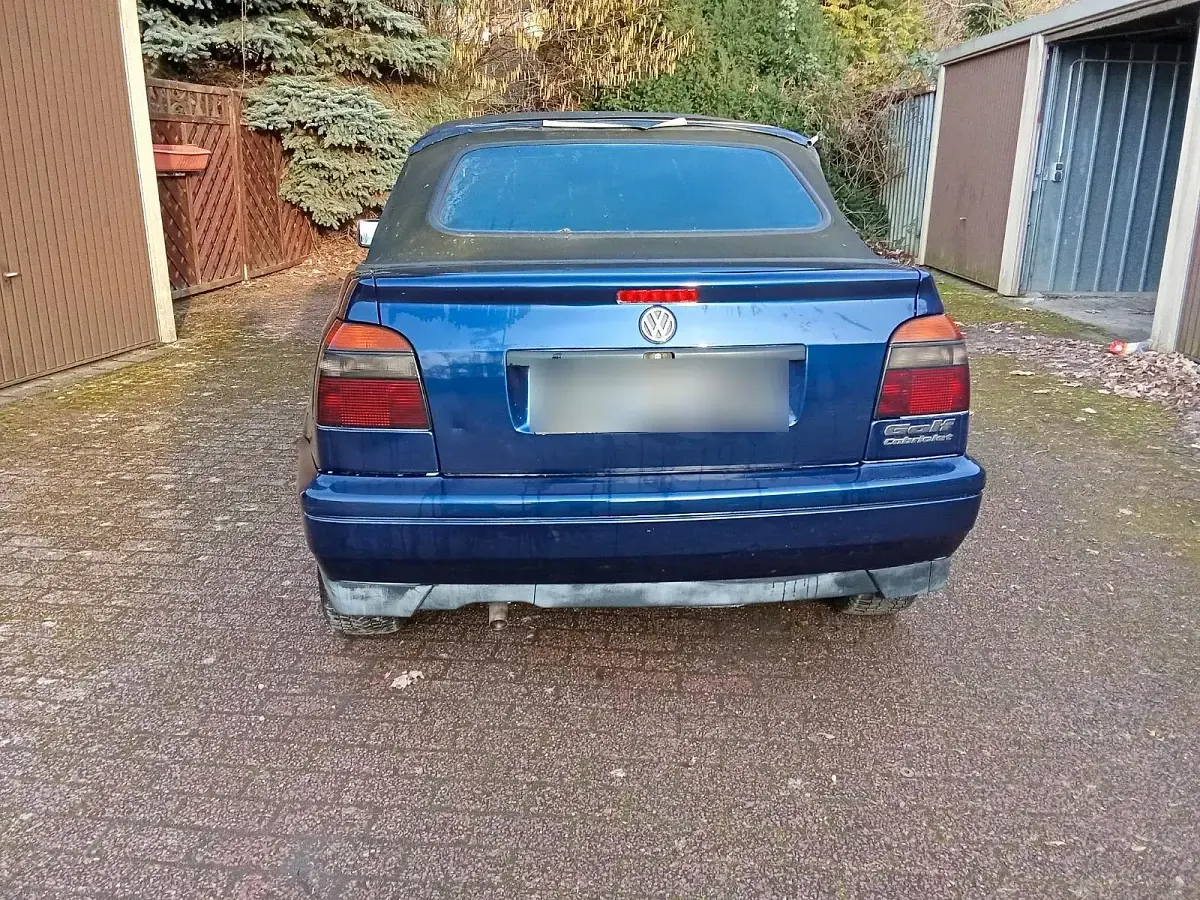 Gebraucht VW Golf Cabriolet 75 PS (55 kW) 1997 Blau Cabrio