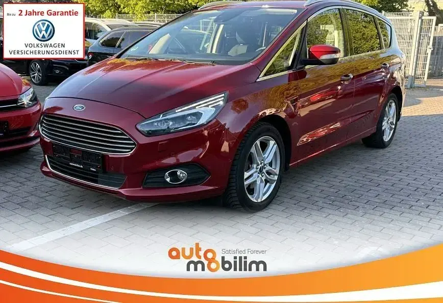 Second-hand Ford S-MAX Titanium 190 CP (139 kW) 2019 Roșu Monovolum