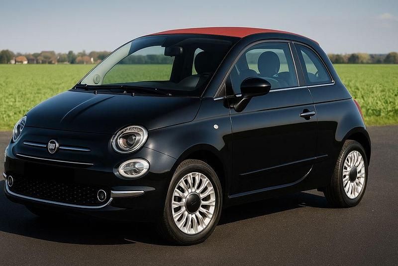 Schwarz Gebraucht 2020 Fiat 500C Lounge Cabrio | 9.500 € (Superpreis) - Bild 1/4