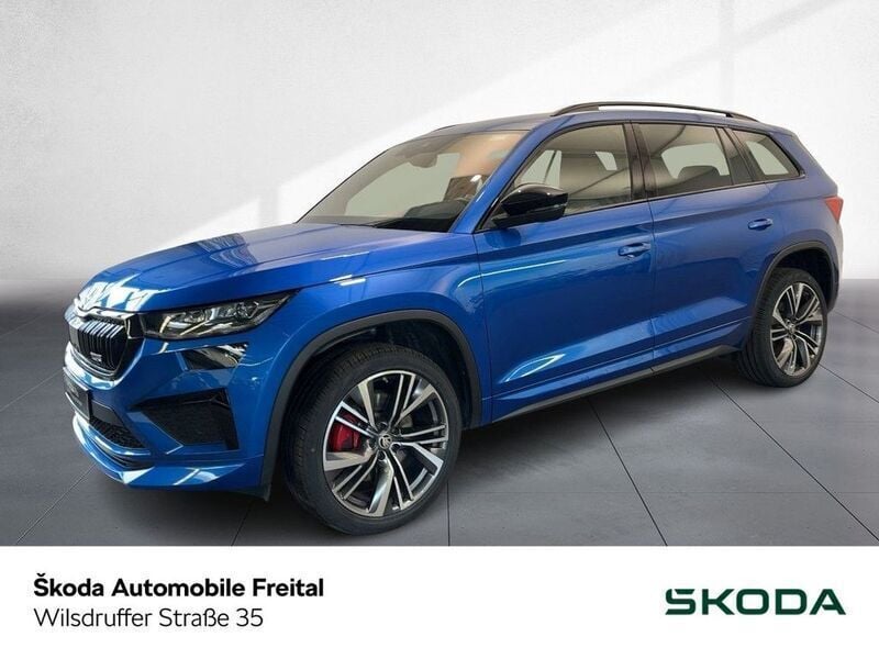 Raceblau metallic Gebraucht 2023 Skoda Kodiaq RS SUV | 39.980 € (Guter Preis) - Bild 1/4
