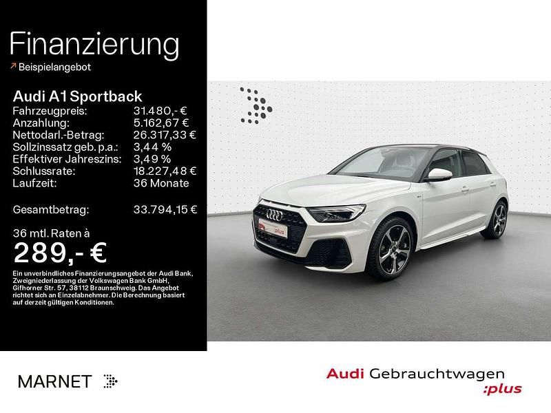Gebraucht Audi A1 S-Line 150 PS (110 kW) 2025 Gletscherweiß metallic/mythoss Limousine