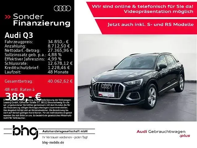 Gebraucht Audi Q3 Advanced 150 PS (110 kW) 2025 SUV