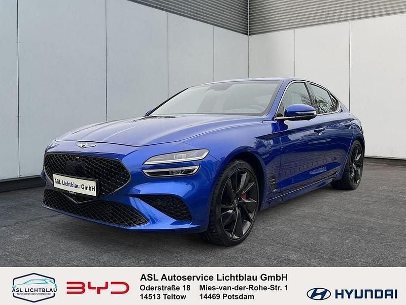 Mallorca blue Gebraucht 2022 Genesis G70 Sport Limousine | 34.990 € (Fairer Preis) - Bild 1/4