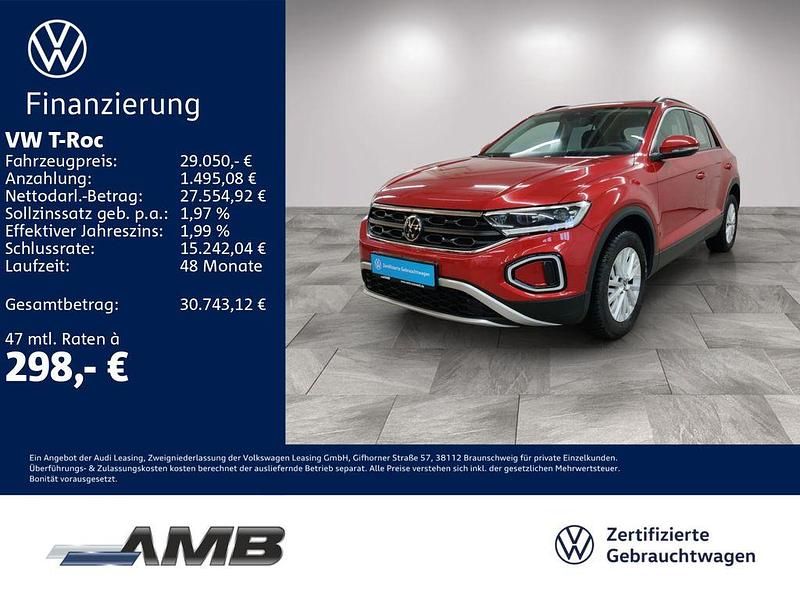 Gebraucht VW T-Roc IQ Drive 150 PS (110 kW) 2025 Rot SUV