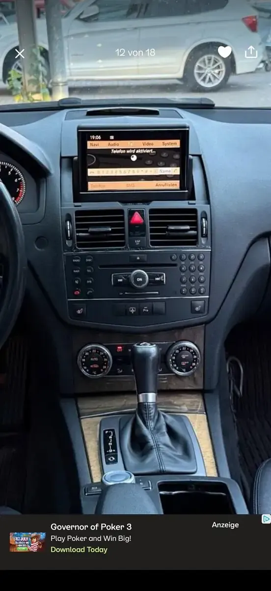 Gebraucht Mercedes C350 272 PS (200 kW) 2007 Schwarz Limousine