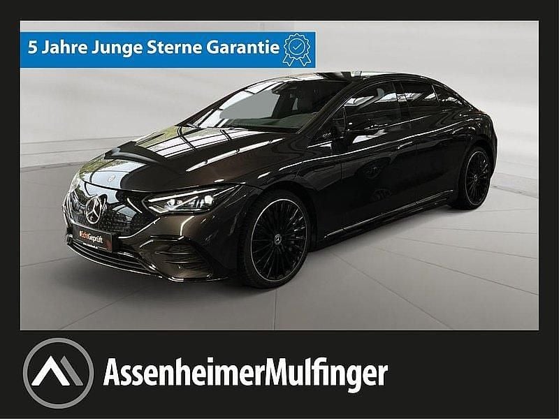 Metalliclack graphitgrau Gebraucht 2023 Mercedes EQE500 AMG Limousine | 55.750 € (Teuer) - Bild 1/4