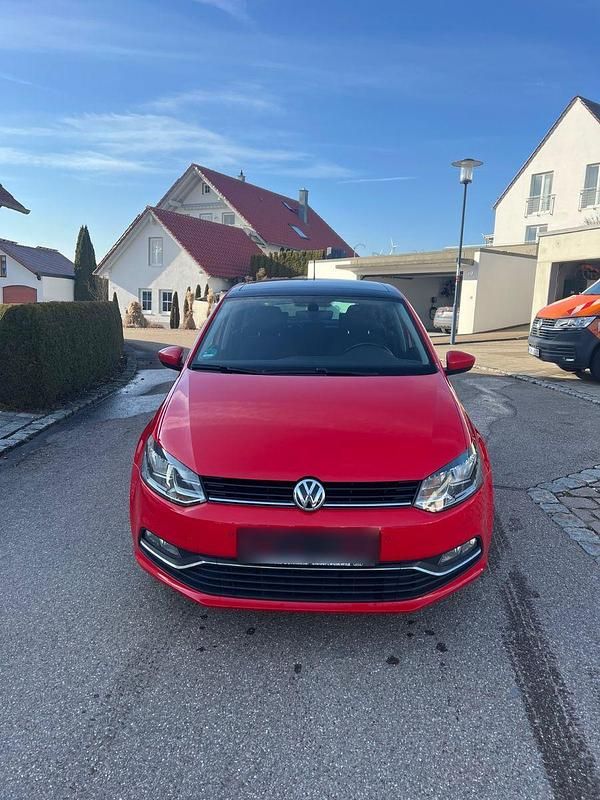 Gebraucht VW Polo Allstar 90 PS (66 kW) 2016 Rot Kleinwagen