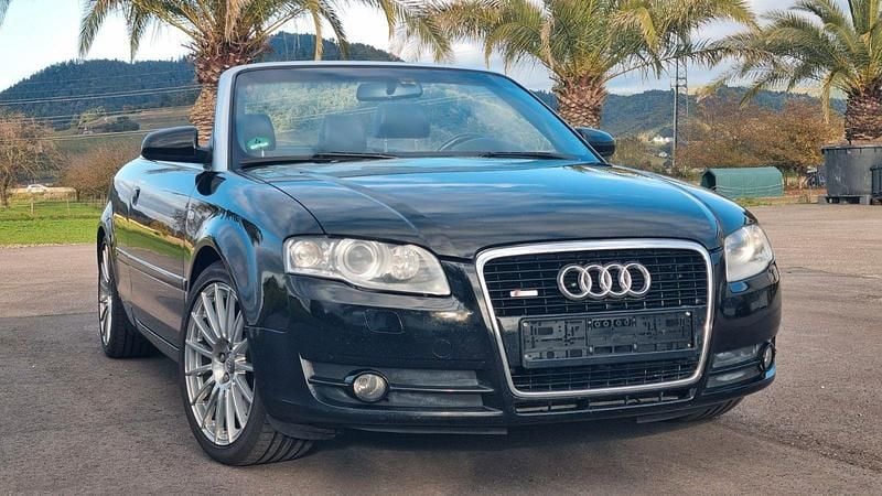 Schwarz Gebraucht 2008 Audi A4 Cabriolet S-Line Cabrio | 11.900 € (Fairer Preis) - Bild 1/4