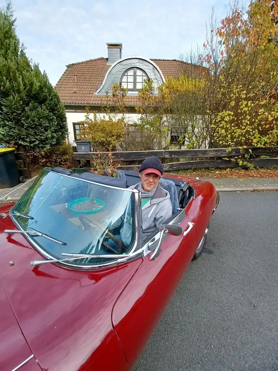 Gebraucht Jaguar E-Type 175 PS (128 kW) 1971 Rot Cabrio