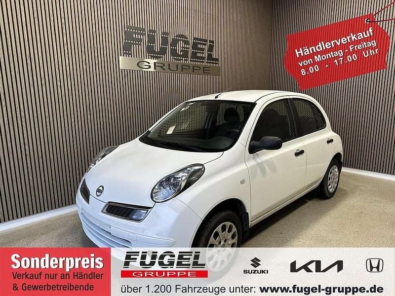White (s) Gebraucht 2009 Nissan Micra Visia Limousine | 1.899 € (Guter Preis) - Bild 1/4