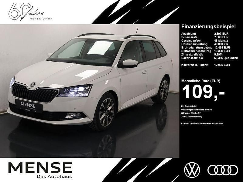 Candyweiß Gebraucht 2022 Skoda Fabia Ambition Kombi | 12.985 € (Fairer Preis) - Bild 1/4