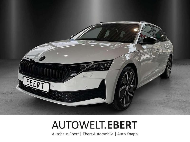 Moonweiß perleffekt Gebraucht 2025 Skoda Octavia SportLine Kombi | 45.990 € - Bild 1/4