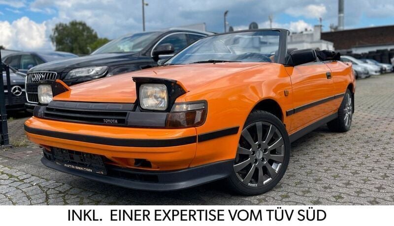 Orange Gebraucht 1989 Toyota Celica GT Cabrio | 10.198 € - Bild 1/4