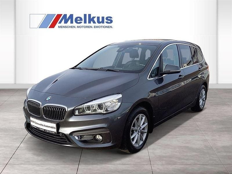 Gebraucht BMW 218 Gran Tourer Luxury Line 150 PS (110 kW) 2015 Grau Van / Kleinbus