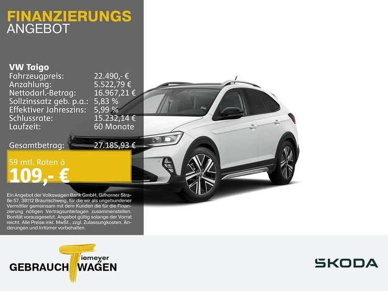 Gebraucht VW Taigo Style 116 PS (85 kW) 2025 Weiß SUV