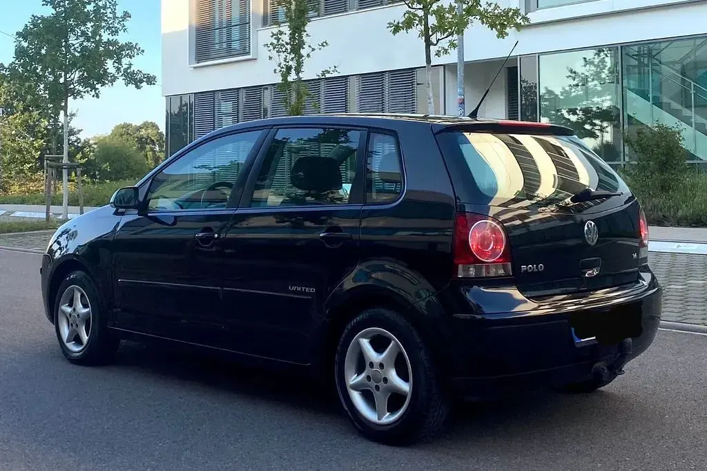 Gebraucht VW Polo United 86 PS (63 kW) 2009 Schwarz Kleinwagen
