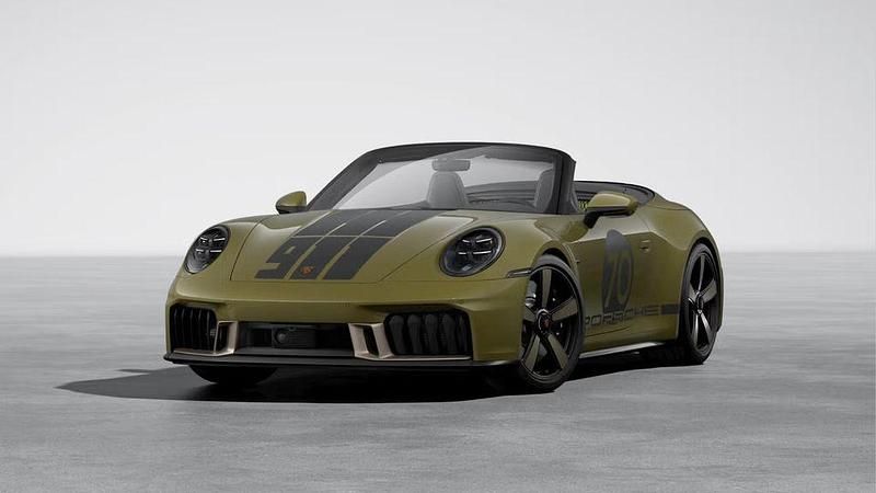 Neu Porsche 992 541 PS (397 kW) 2025 Olive neo Cabrio