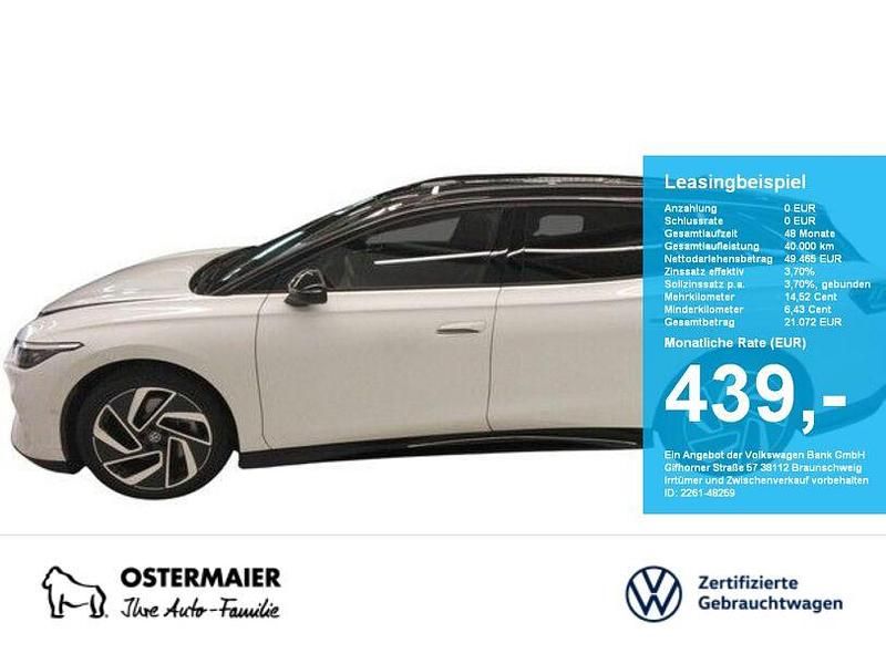 Gletscherweiß Gebraucht 2025 VW ID.7 Pro Kombi | 49.465 € - Bild 1/4