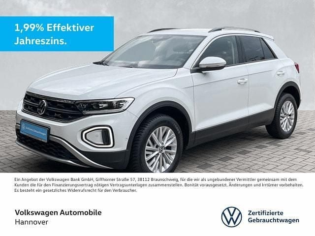 Pure white Gebraucht 2024 VW T-Roc Life SUV | 21.480 € (Guter Preis) - Bild 1/3