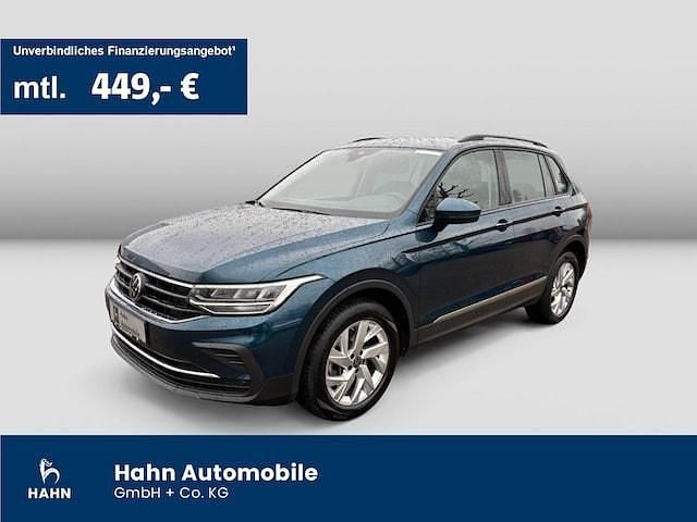 Nightshade blue metallic Gebraucht 2022 VW Tiguan Life SUV | 27.490 € (Guter Preis) - Bild 1/3