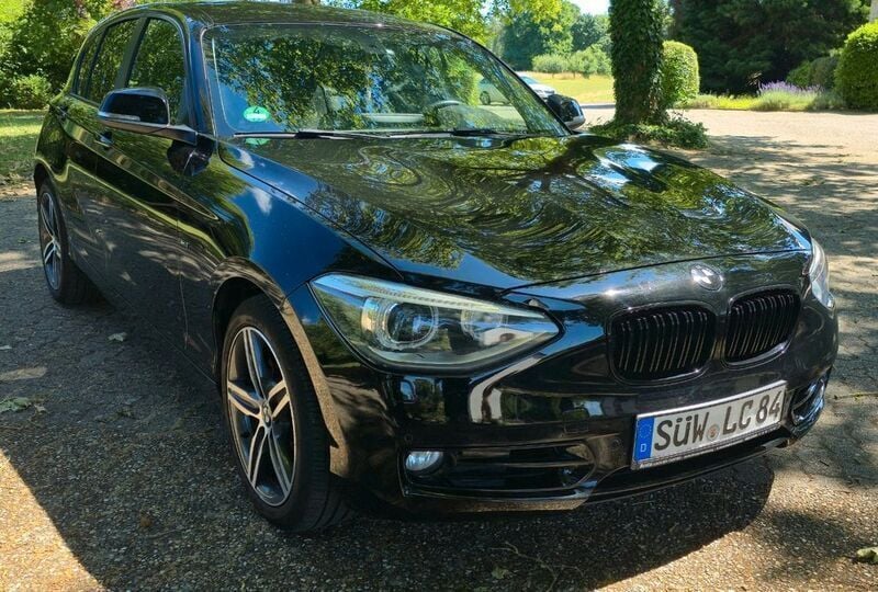 Schwarz Gebraucht 2011 BMW 120 Sport Line Kleinwagen | 7.200 € (Fairer Preis) - Bild 1/4