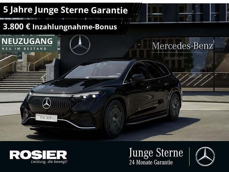 Schwarz / obsidianschwarz Gebraucht 2024 Mercedes EQS450+ AMG SUV | 92.885 € (Fairer Preis) - Bild 1/4