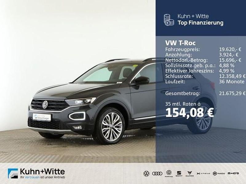 Grau Gebraucht 2021 VW T-Roc United SUV | 19.620 € (Fairer Preis) - Bild 1/3
