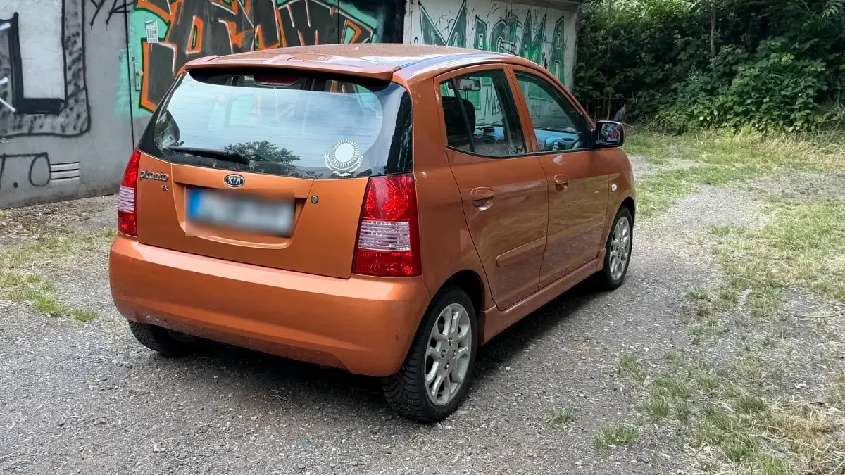 Gebraucht Kia Picanto 65 PS (47 kW) 2007 Orange Kleinwagen