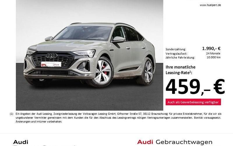 Grau Gebraucht 2024 Audi Q8 e-tron S-Line SUV | 69.777 € (Teuer) - Bild 1/3