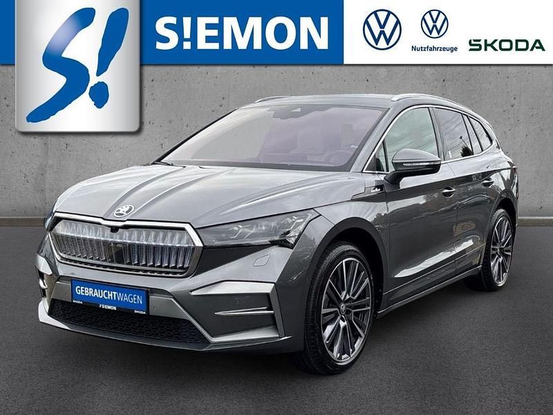 Grau Gebraucht 2024 Skoda Enyaq iV LAURIN & KLEMENT SUV | 49.985 € (Teuer) - Bild 1/4