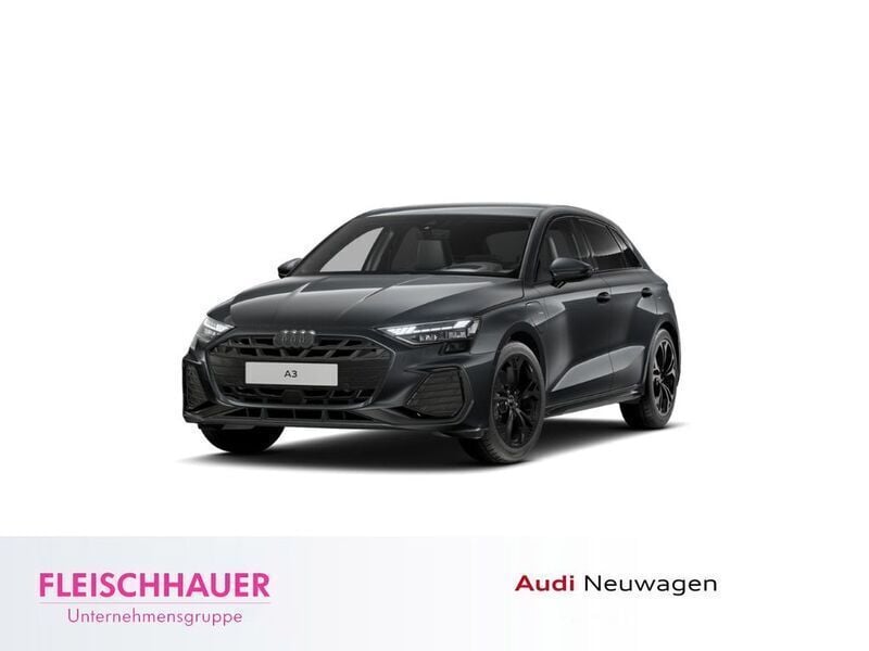 Grau Neu 2025 Audi A3 Sportback e-tron S-Line Limousine | 60.090 € - Bild 1/4