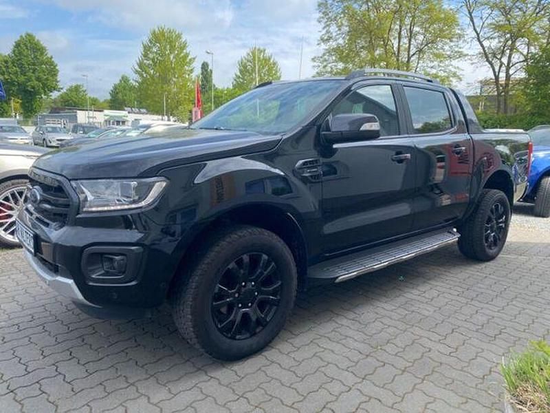 Obsidianschwarz metallic (metallic) Gebraucht 2021 Ford Ranger Wildtrack Abholung | 30.985 € (Guter Preis) - Bild 1/4