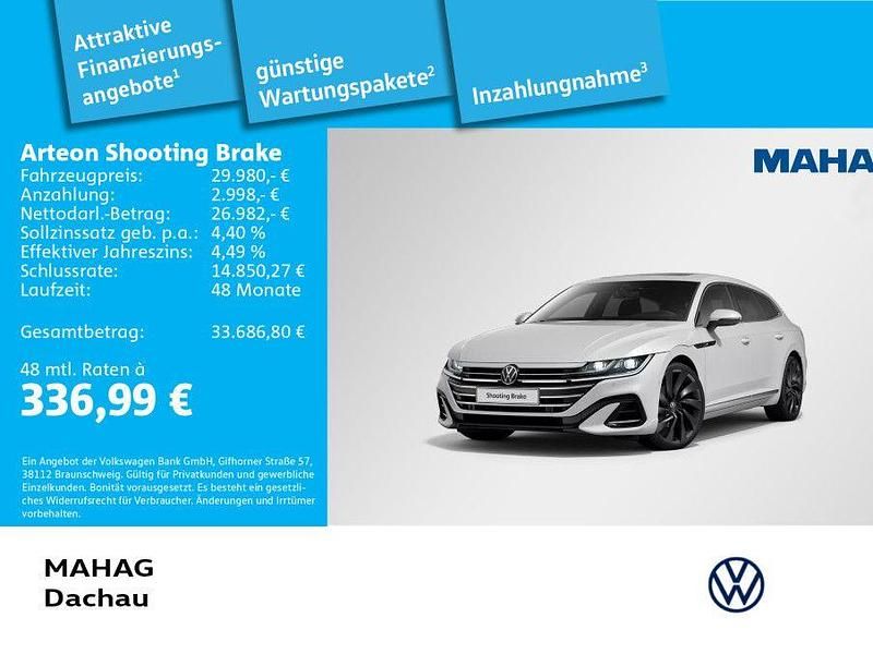 Weiß Gebraucht 2020 VW Arteon R-line Limousine | 29.980 € (Fairer Preis) - Bild 1/1