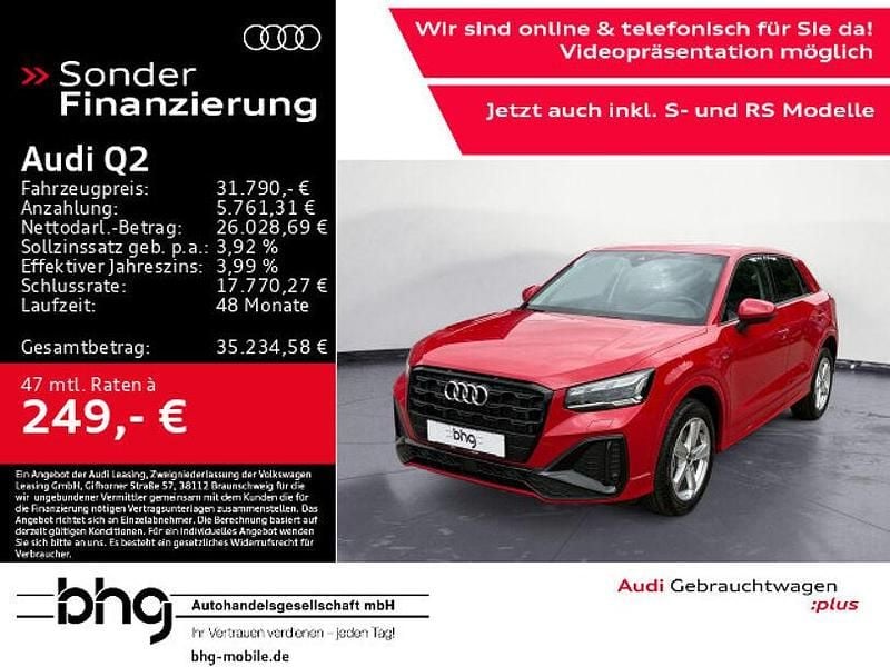 Progressivrot metallic Gebraucht 2024 Audi Q2 S-Line SUV | 31.790 € (Guter Preis) - Bild 1/4