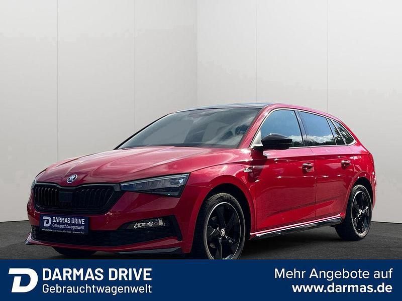Rot Gebraucht 2021 Skoda Scala Monte Carlo Kleinwagen | 19.990 € - Bild 1/4