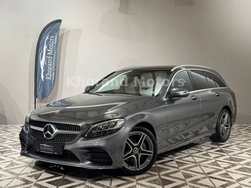 Grau Gebraucht 2020 Mercedes C220 AMG line Kombi | 30.300 € (Fairer Preis) - Bild 1/4