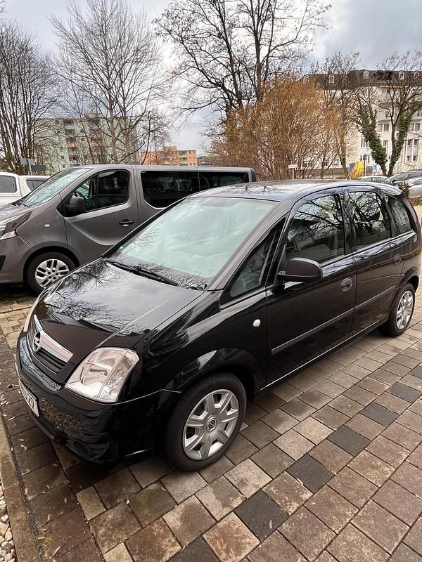 Schwarz Gebraucht 2010 Opel Meriva Van / Kleinbus | 1.950 € (Superpreis) - Bild 1/4