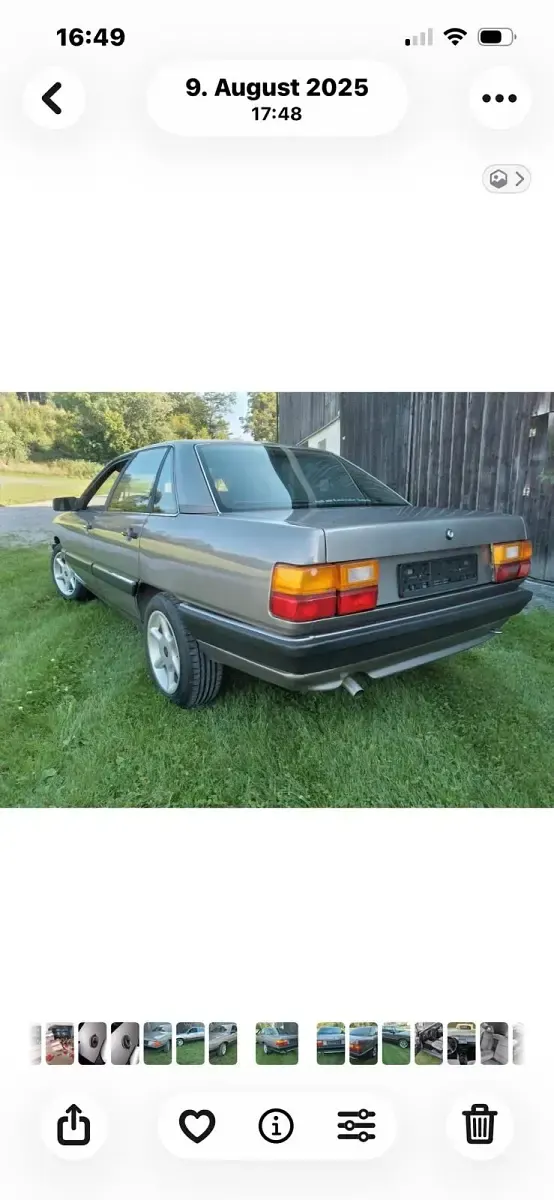 Gebraucht Audi 100 136 PS (100 kW) 1987 Grau Limousine