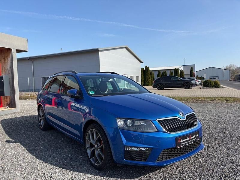 Gebraucht Skoda Octavia RS 184 PS (135 kW) 2015 Modra race/race blue Kombi