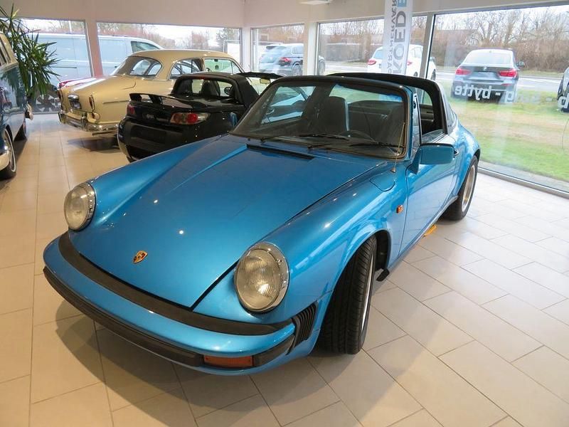 Gebraucht Porsche 911 SC 3.0 Targa 165 PS (121 kW) 1976 Blau Cabrio